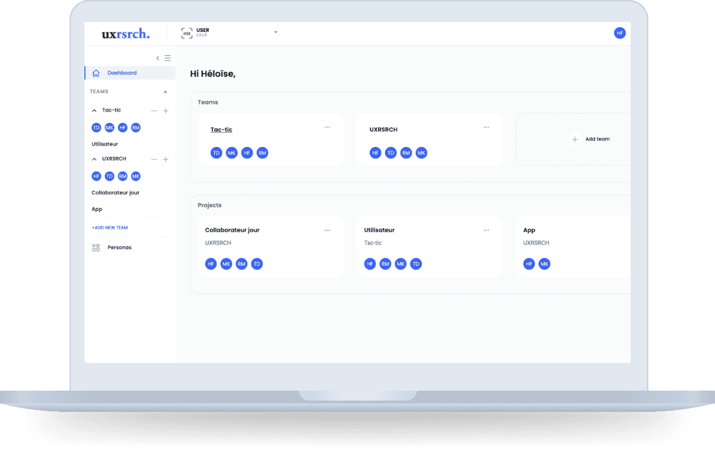 project mockup screens
