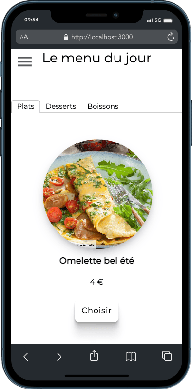 project mockup screens