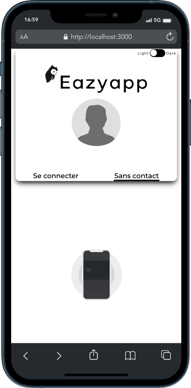 project mockup screens