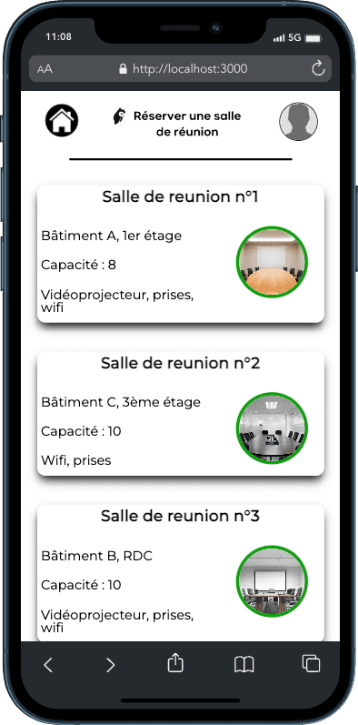 project mockup screens