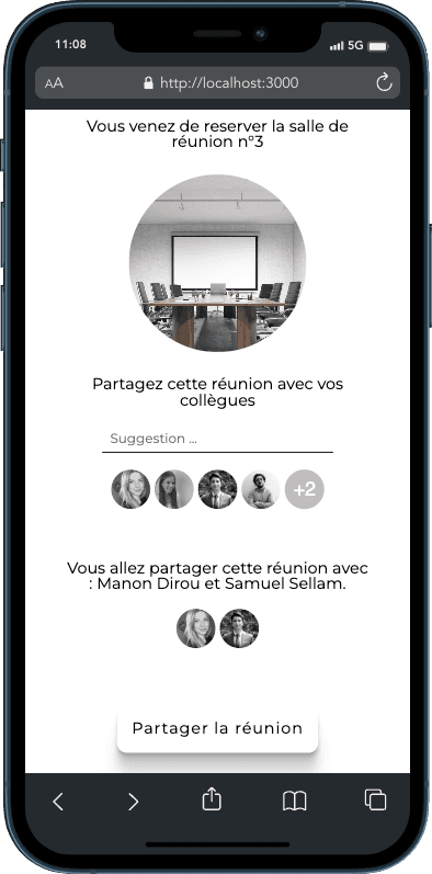 project mockup screens