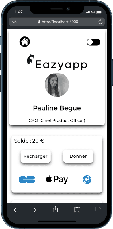 project mockup screens