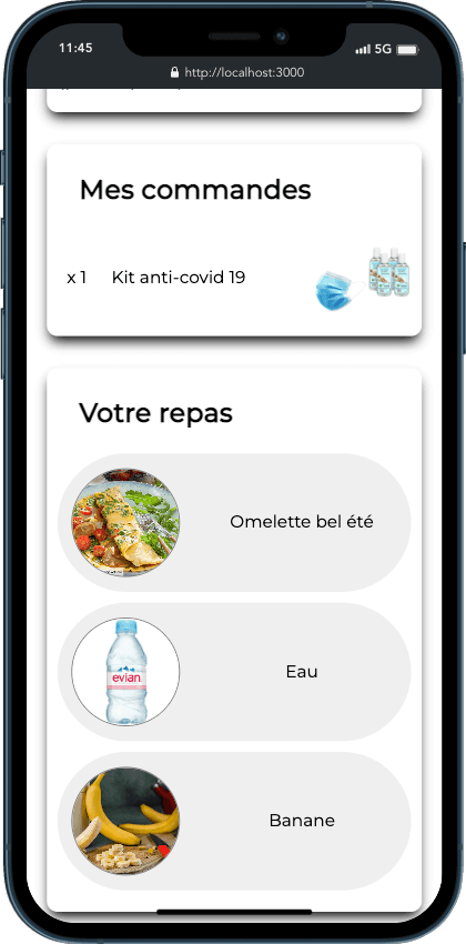 project mockup screens