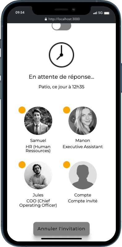 project mockup screens